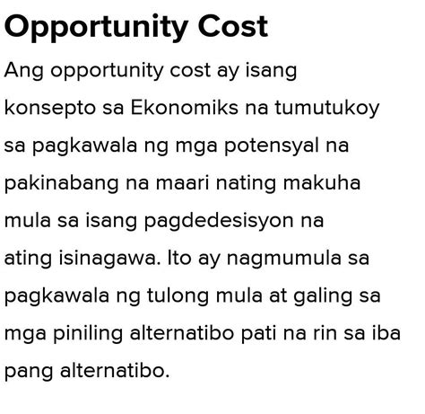 tagalog ng cost